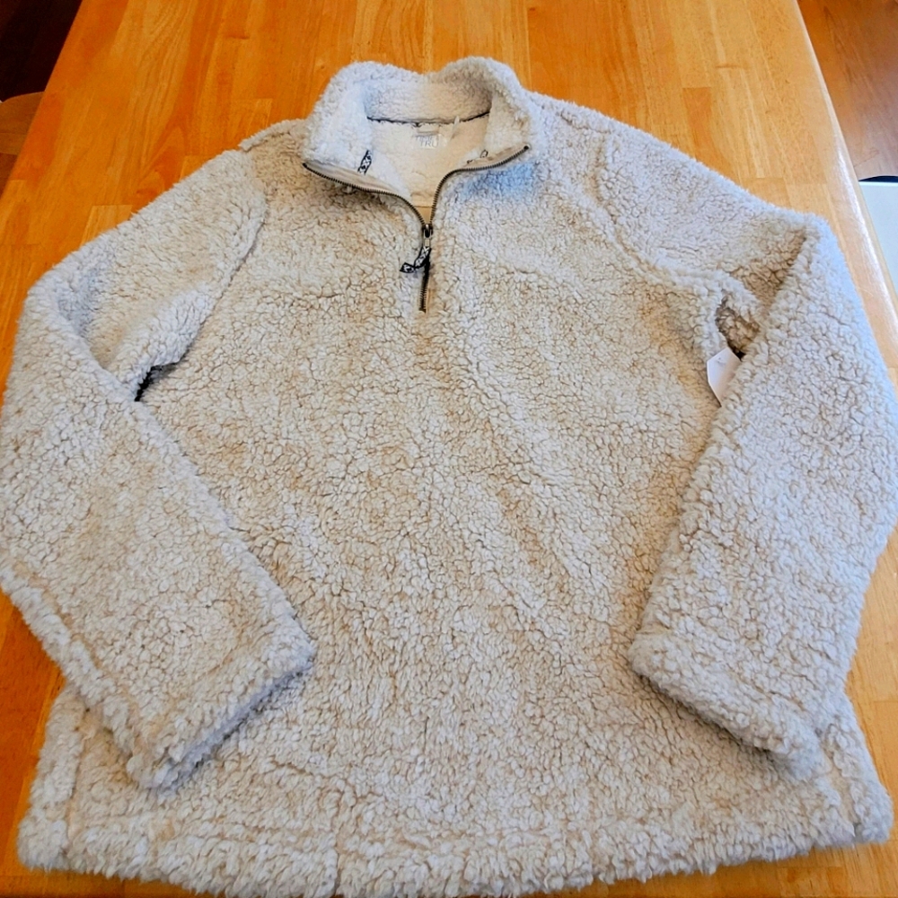 NWT Fleece Sherpa Jacket Size Medium Time And Tru